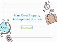 Felix Peltier - Start Own Property Development Business