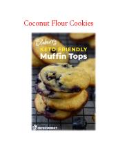 Coconut Flour Cookies