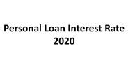 CheckOut the Personal Loan Interest Rate 2020