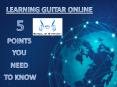 LEARNING GUITAR ONLINE PowerPoint PPT Presentation