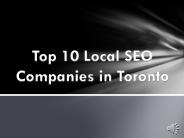 Top 10 Local SEO Companies in Toronto