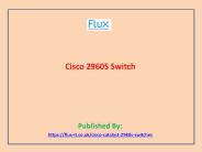 Cisco 2960S Switch
