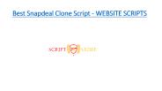 Best Snapdeal Clone Script - WEBSITE SCRIPTS