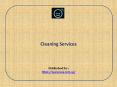 Cleaning Services PowerPoint PPT Presentation