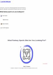 Fantasy Sports (1)
