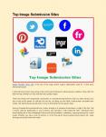 Top Image Submission Sites PowerPoint PPT Presentation