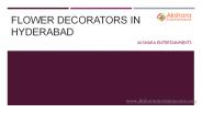 Flower decorators in Hyderabad