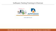 Software Testing Training in Chennai