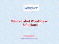 White Label WordPress Solutions PowerPoint PPT Presentation
