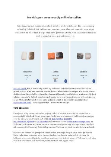 Nu vis kopen en eenvoudig online bestellen (1)