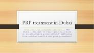 PRP Hair Treatment