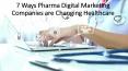Pharma Digital Strategies: 7 Ways Digital Transformation is changing the Pharmaceutical industry PowerPoint PPT Presentation