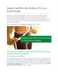 Simple and effective methods to lose extra weight - Go Moringa PowerPoint PPT Presentation