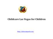 Best Childcare Las Vegas USA