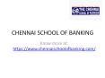 Bank Exam Coaching Center In Chennai | Chennai School of Banking PowerPoint PPT Presentation