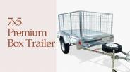 7x5 Premium Box Trailer