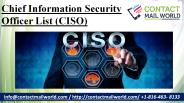 Chief Information Security Officer List (CISO)