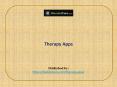 Therapy Apps PowerPoint PPT Presentation