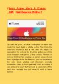Check Apple Store & iTunes Gift Card Balance Online !!