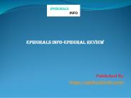 Epidurals Info-Epidural Review