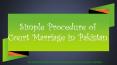 Procedure of Court Marriage in Pakistan - Let Concern For Court Marriage in Pakistan PowerPoint PPT Presentation