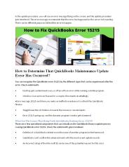 How to Find QuickBooks Error 15215