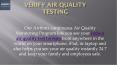 Air Quality Monitoring | Verify Air Quality Testing PowerPoint PPT Presentation