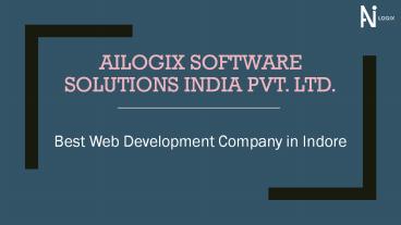 Best Web Development Company in Indore