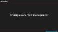 Principles of credit management PowerPoint PPT Presentation