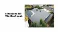 5 Reasons for Tile Roof Leak PowerPoint PPT Presentation