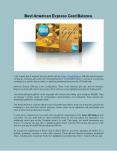 Best American Express Card Balance