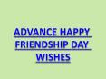 Happy Friendship Day in Advance PowerPoint PPT Presentation