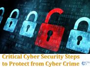 Critical Cyber Security Steps to Protect from Cyber Crime