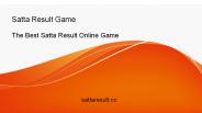 Satta Matka Result Online