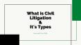 What is Civil Litigation & It's Types - Harriett Fox CPA PowerPoint PPT Presentation