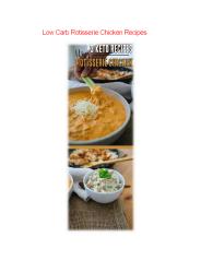 Low Carb Rotisserie Chicken Recipes