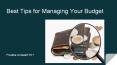 Best Tips for Managing Your Budget: Freddie Andalaft PIH PowerPoint PPT Presentation