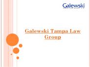 Bankruptcy Lawyer Tampa FL