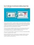 Ways to manage Enterprise Billing In Business PowerPoint PPT Presentation