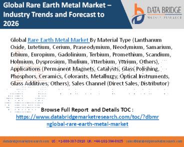 Rare Earth Metal Market