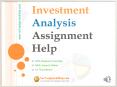 Investment Analysis Assignment Help By Professional Writers PowerPoint PPT Presentation