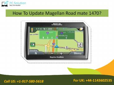 For Magellan Road mate 1470 Update