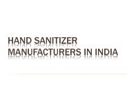 Hand Sanitizer Manufacturers in India (1)