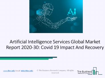 Artificial Intelligence Services Market Key Industry Segments Forecast, 2020-2030