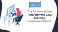 Best java learningTips for competitive programming PowerPoint PPT Presentation