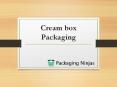 Cream box Packaging PowerPoint PPT Presentation