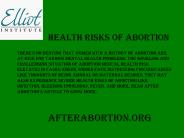 Afterabortion.org- Health Risks of Abortion