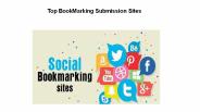 Top BookMarking Submission Sites