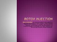 Botox Injection