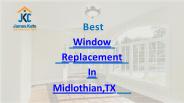 Midlothian Window Replacement